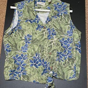 Hawaiian tank w/tie